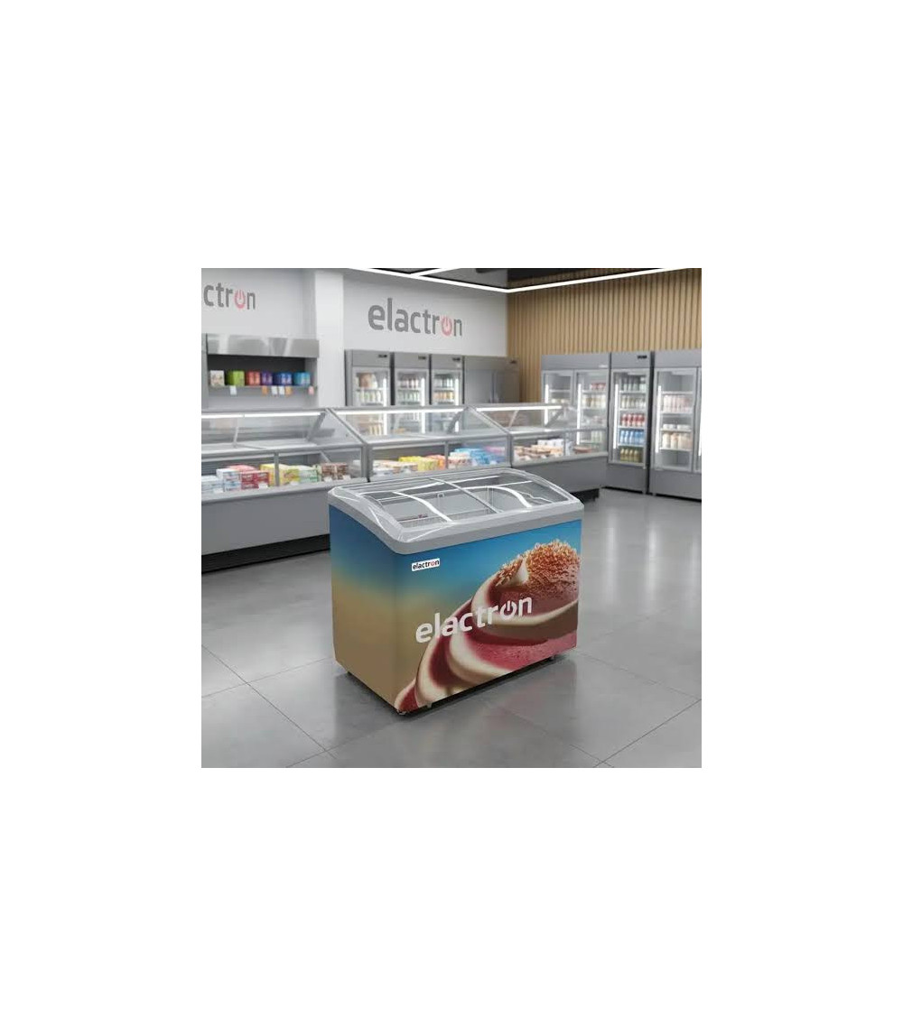 Congélateur Vitrine Horizontal 250L Elactron