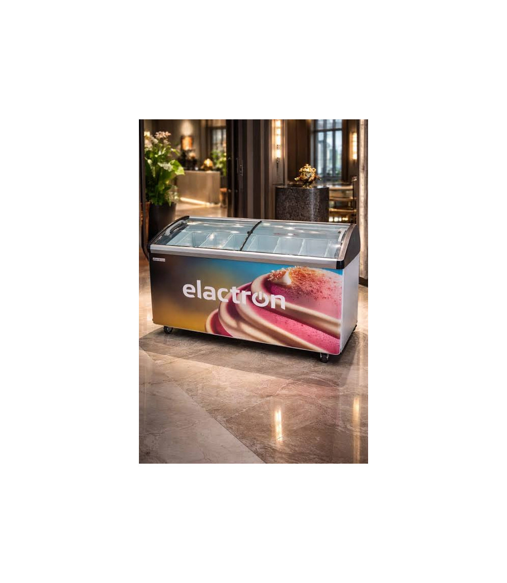 Congélateur Vitrine Horizontal 500L Elactron