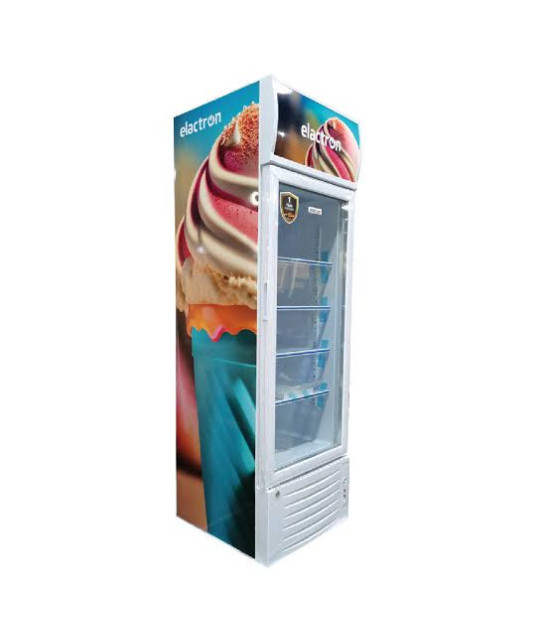 Réfrigérateur Vitrine Vertical 1 Porte GM 300L Elactron