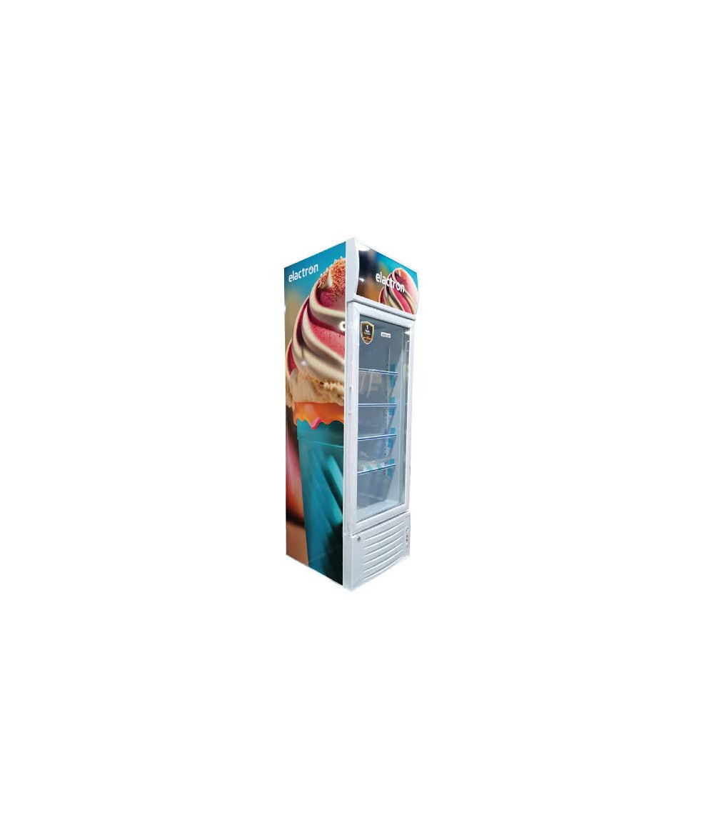 Réfrigérateur Vitrine Vertical 1 Porte GM 300L Elactron