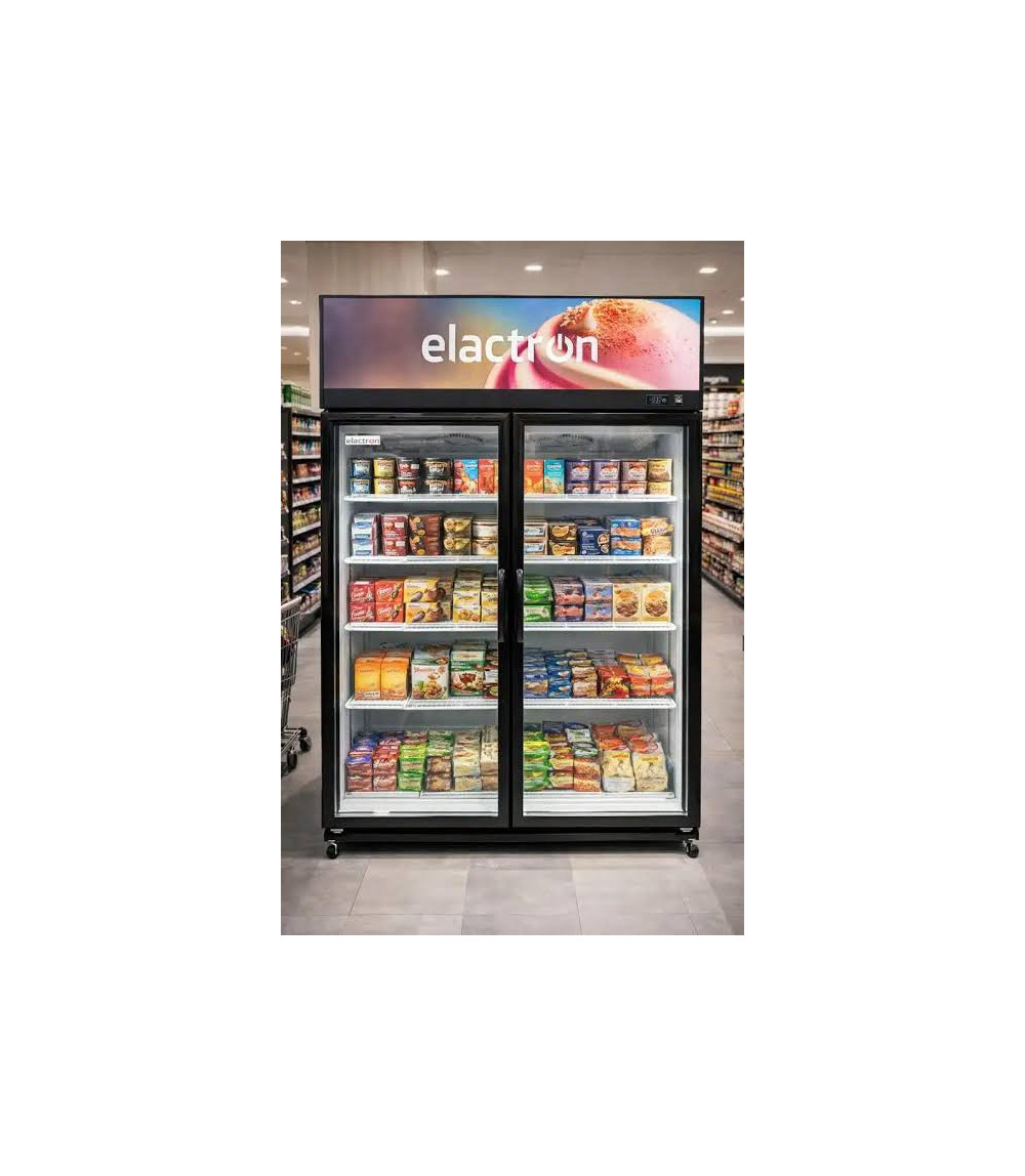 Réfrigérateur Vitrine Vertical 2 Portes 800L Elactron