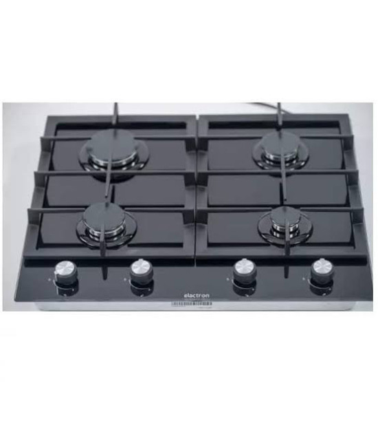 Plaque Encastrable Gaz Miroir 4 Feux 60cm Elactron