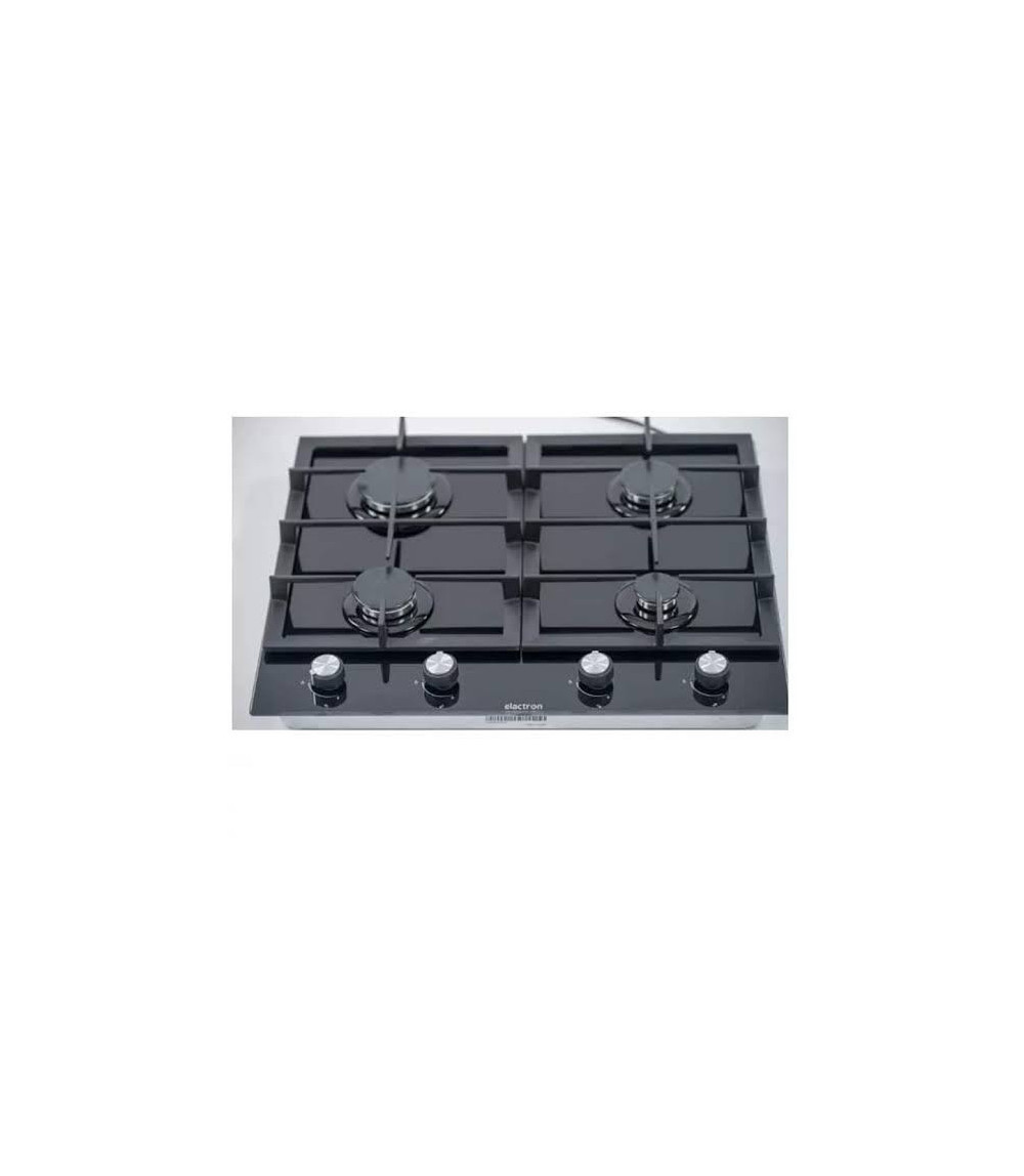 Plaque Encastrable Gaz Miroir 4 Feux 60cm Elactron