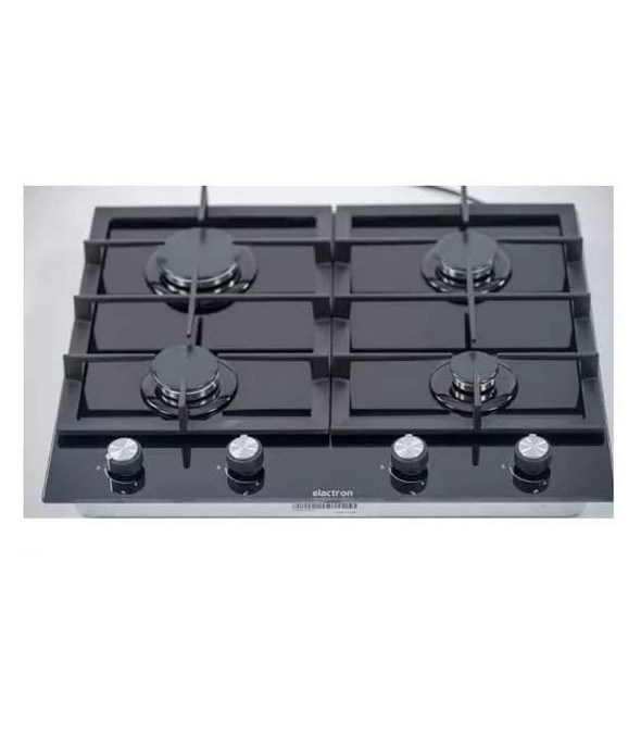 Plaque Encastrable Gaz Miroir 4 Feux 60cm Elactron