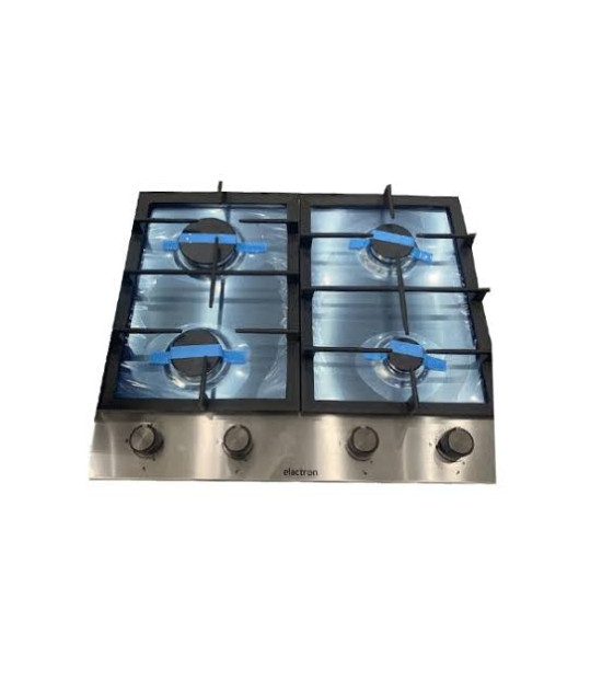 Plaque Encastrable Gaz Inox 4 Feux 60cm Elactron
