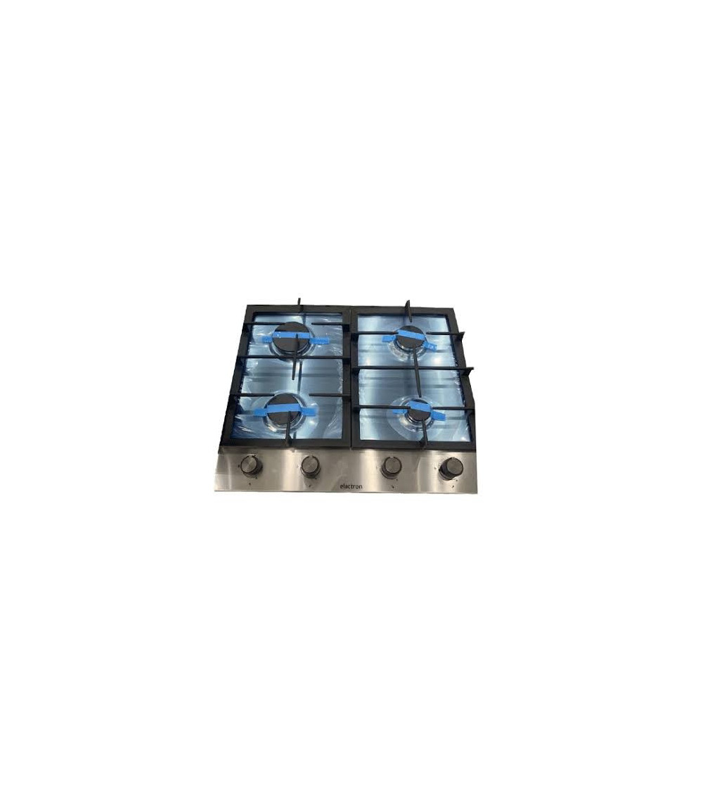 Plaque Encastrable Gaz Inox 4 Feux 60cm Elactron