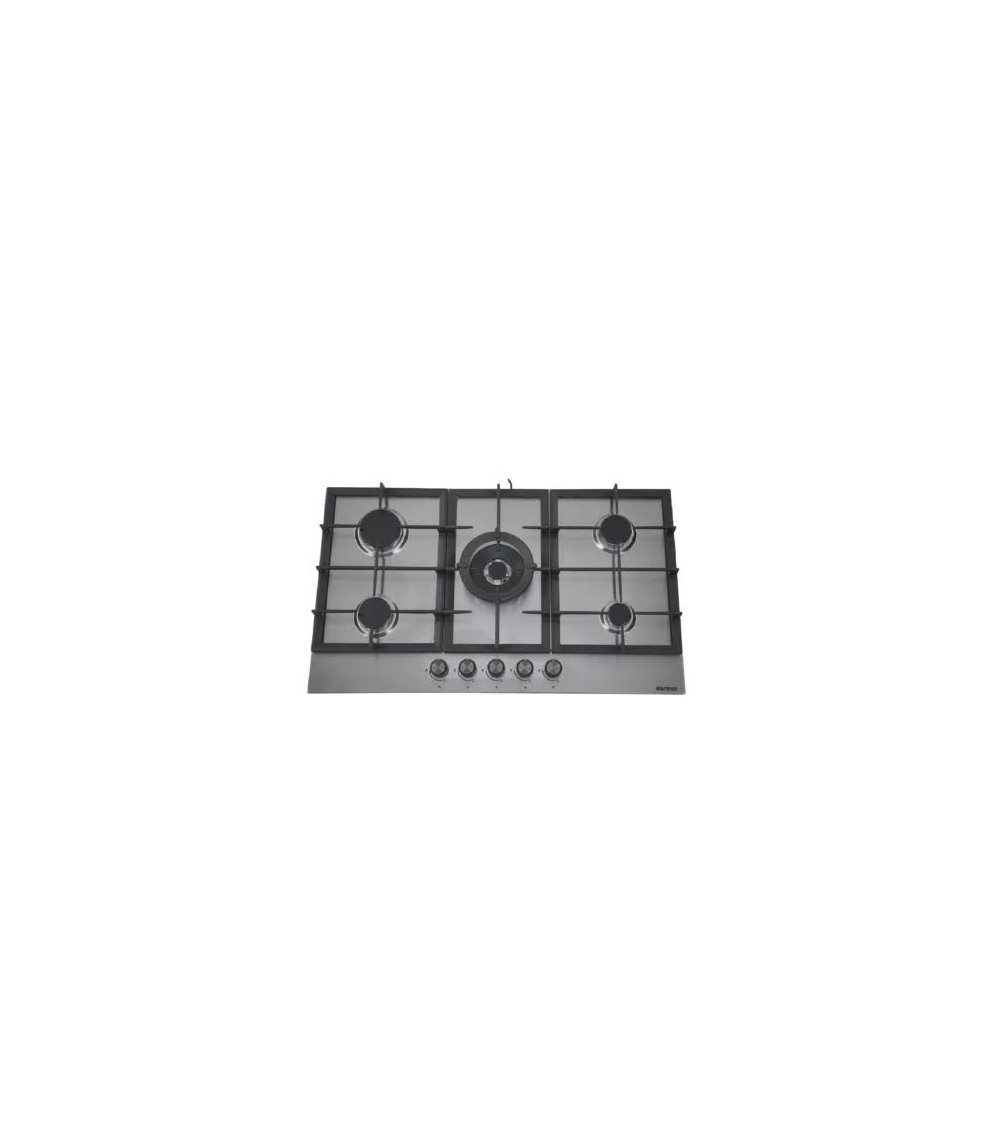 Plaque Encastrable Gaz Inox 5 Feux 90cm Elactron