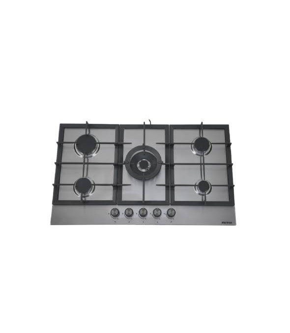 Plaque Encastrable Gaz Inox 5 Feux 90cm Elactron