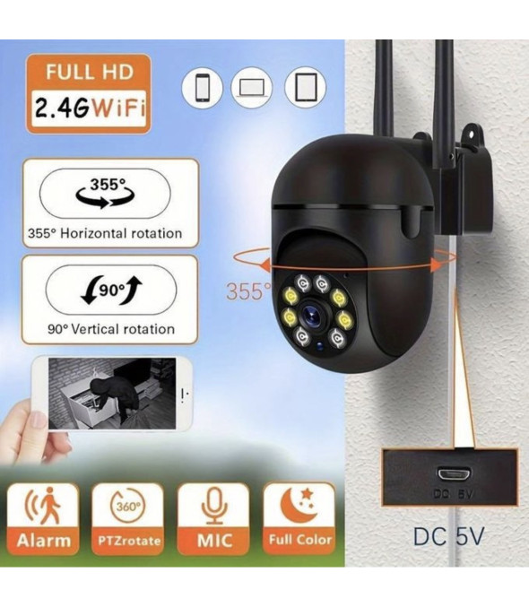 Caméra de surveillance 2.4GW-iFi,