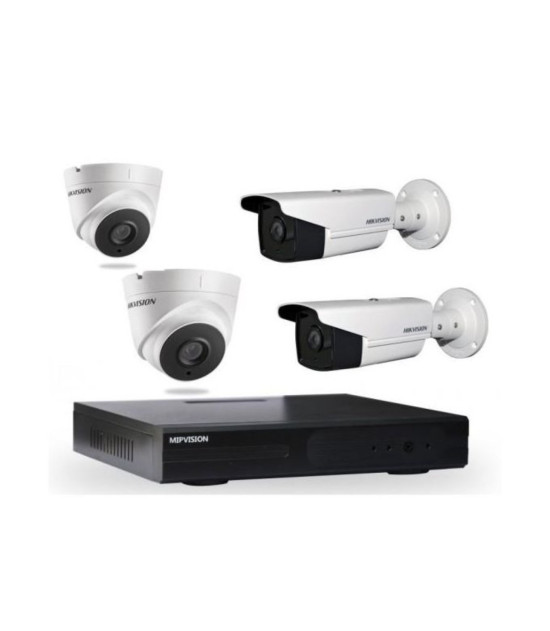 KIT VIDEO SURVEILLANCE 4 CAMERAS ET TURBO HD
