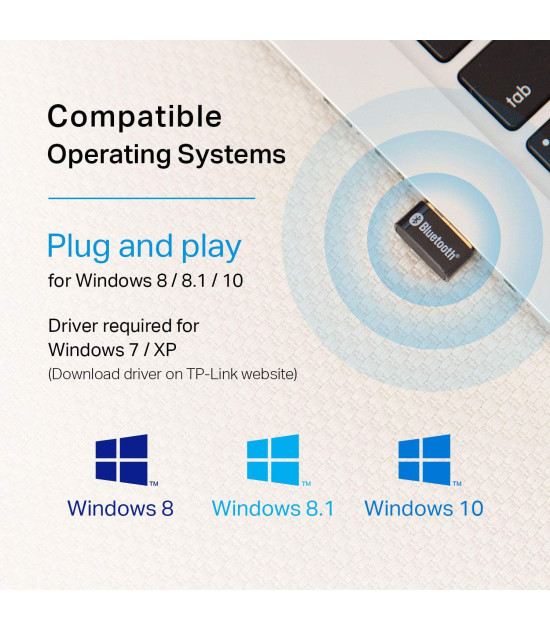 Adaptateur Bluetooth USB TP-Link pour PC (UB400), récepteur de dongle Bluetooth 4.0