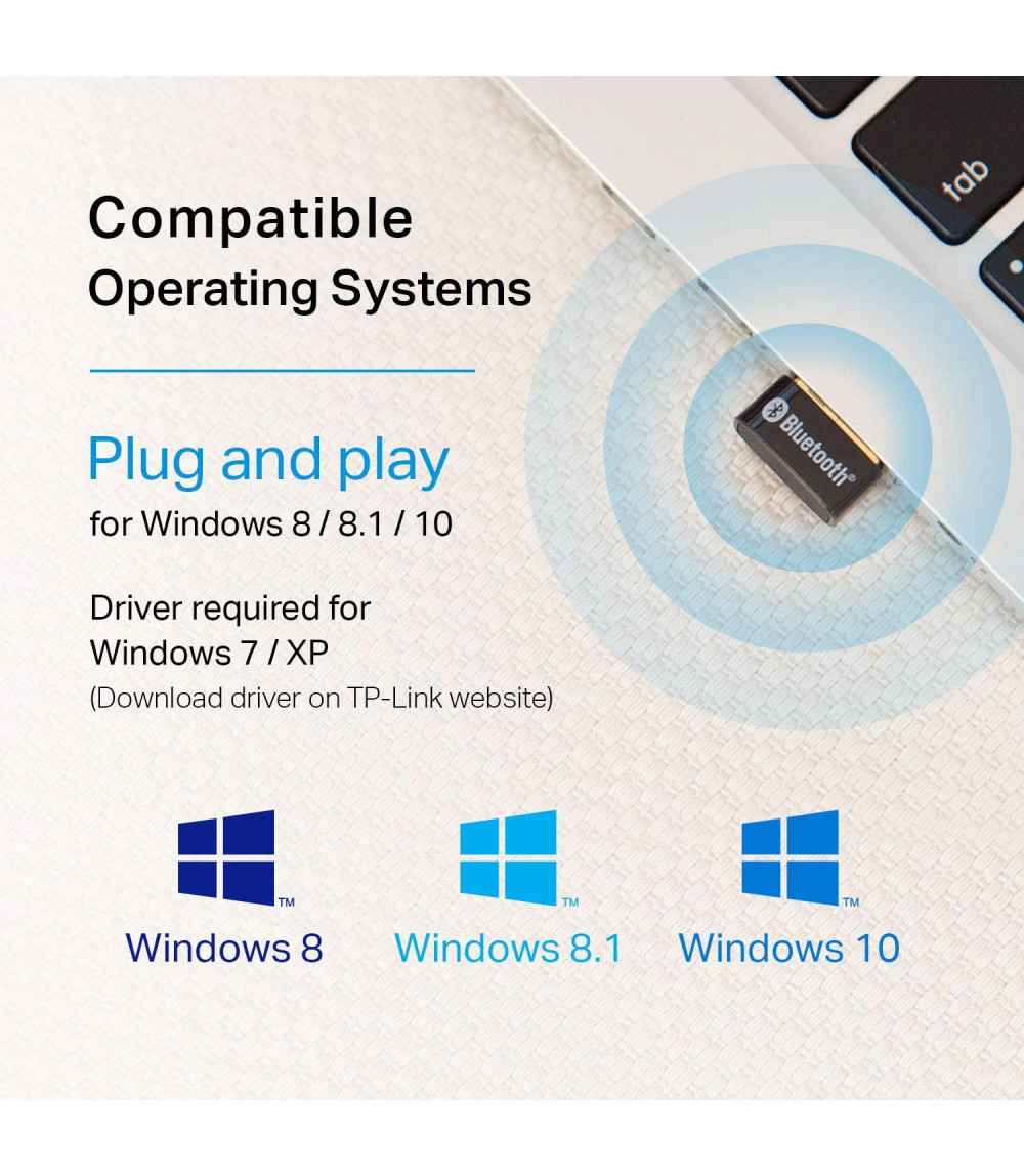 Adaptateur Bluetooth USB TP-Link pour PC (UB400), récepteur de dongle Bluetooth 4.0