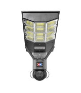 Lampadaire solaire avec caméra de surveillance 3 capteurs