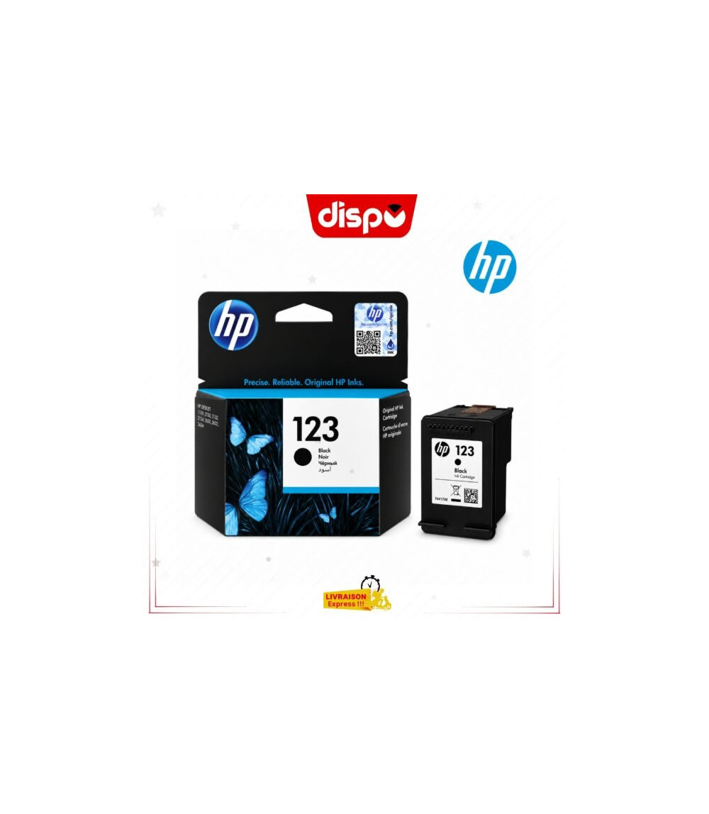 Cartouche d’Encre HP 123 Noir Originale