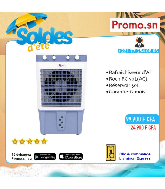 Rafraîchisseur d'Air • Roch RC-50L (AC) • Réservoir 50L