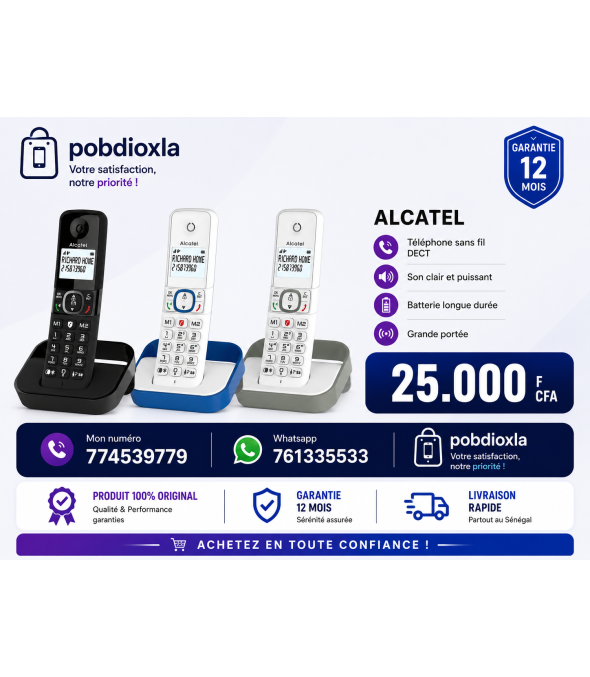 Téléphone fixe Alcatel